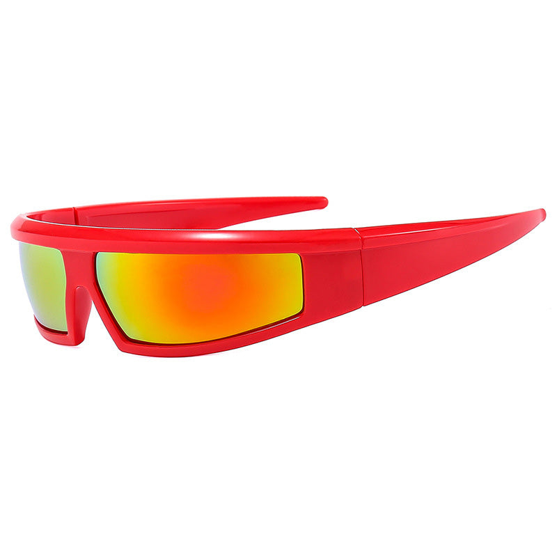 Gafas de sol deportivas para exteriores con lentes de espejo y montura de PC