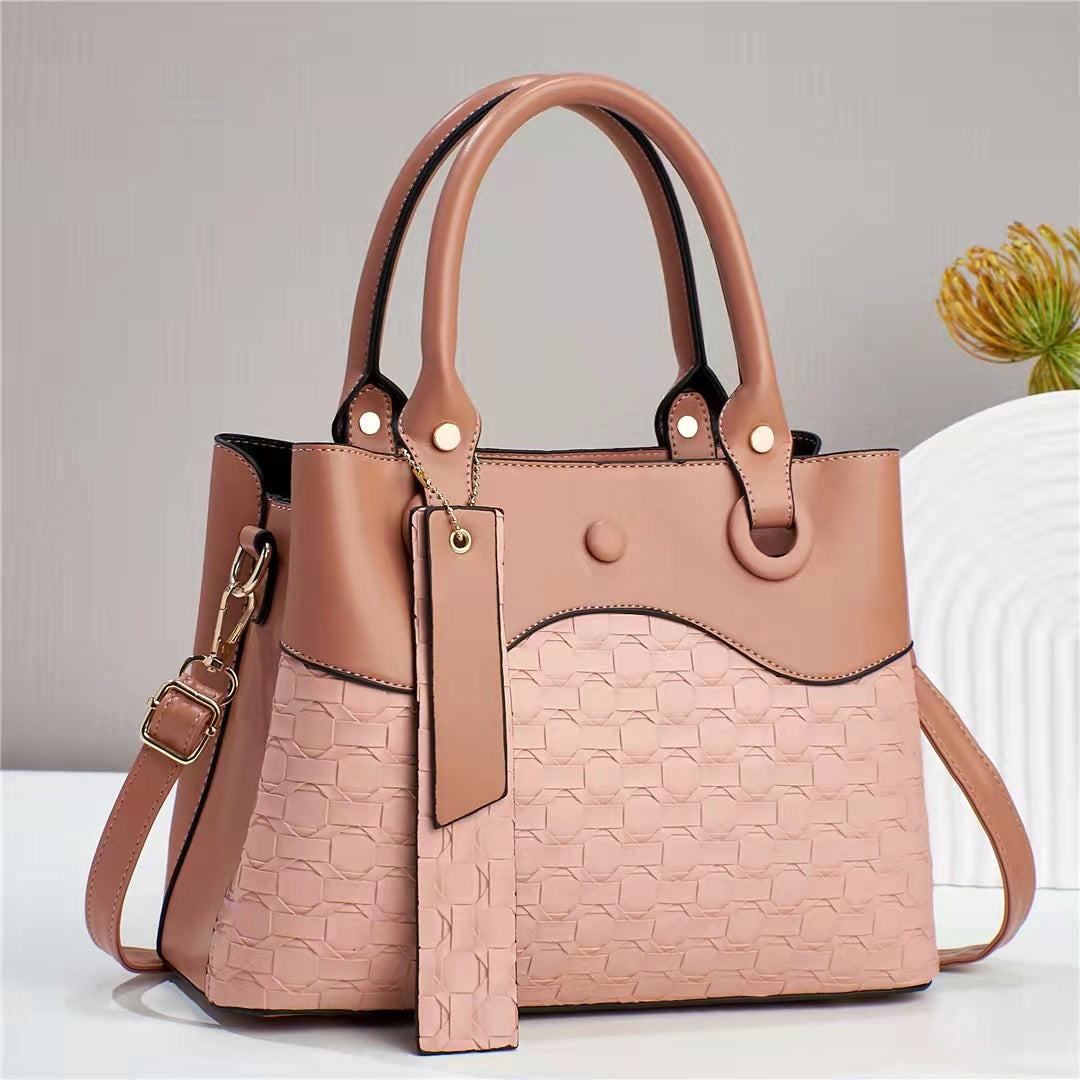 Women Casual Solid Color Shoulder Handbag Bag