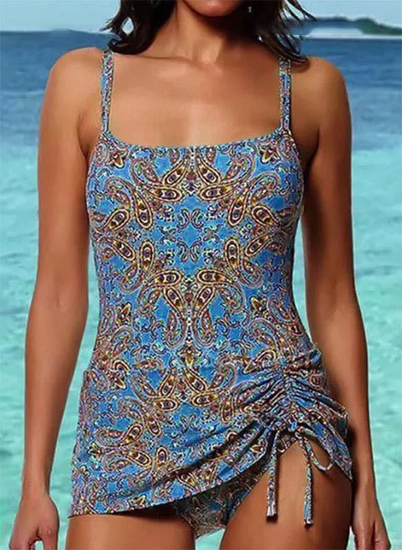 Maillot de bain décontracté pour femme, motif graphique, idéal pour les vacances d'été