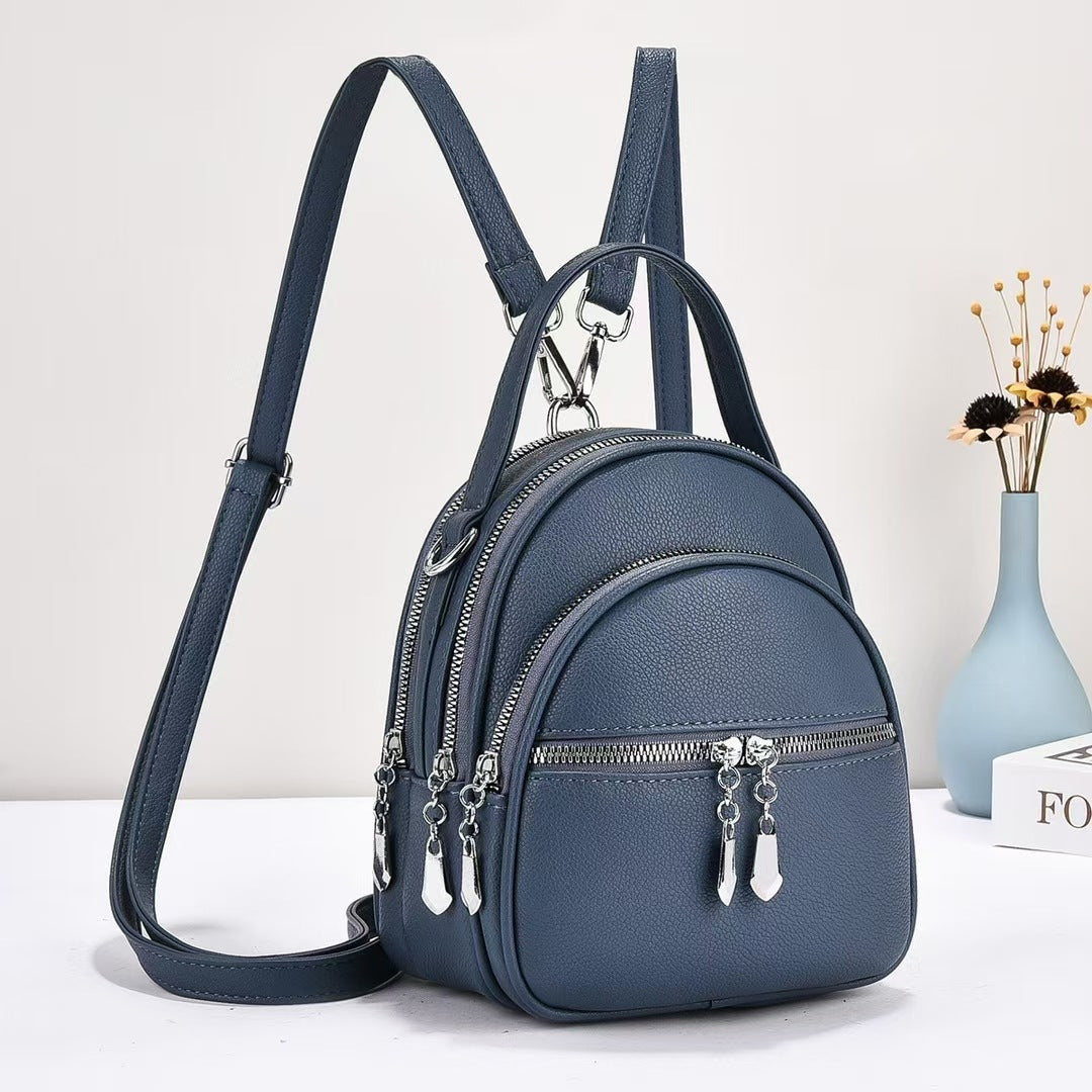 Women Casual Small Backpack Urban Simplicity PU