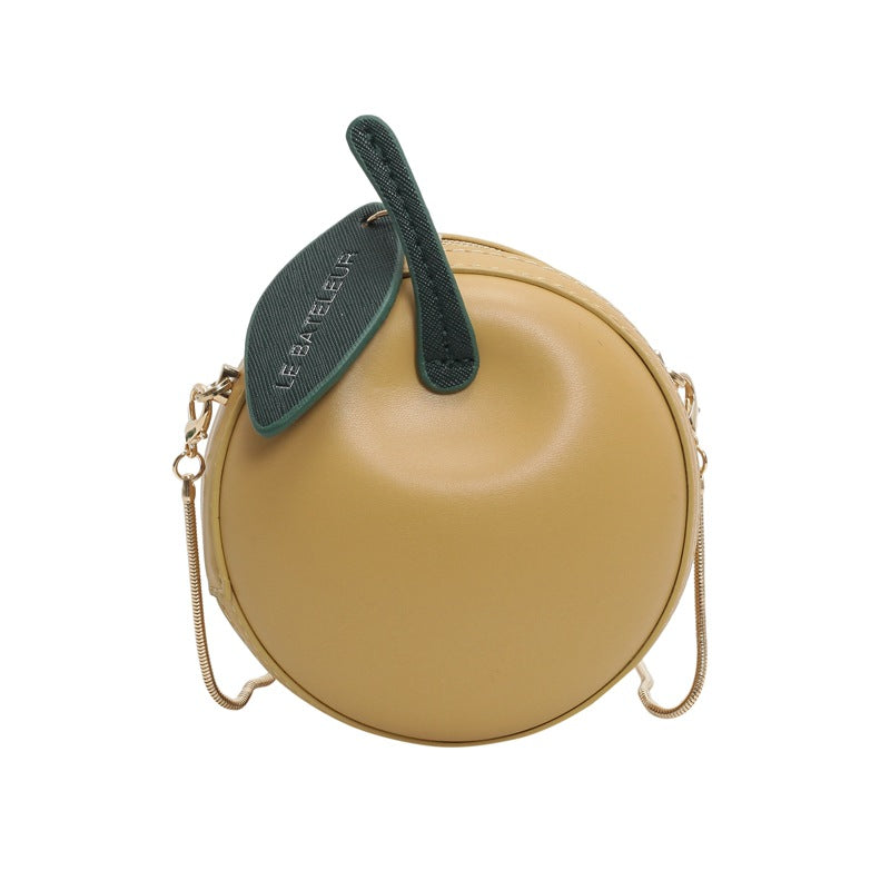 Mini bolso bandolera creativo y bonito con cadena de manzana