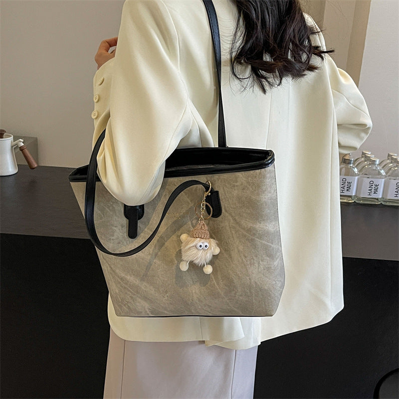 Women Fashion Casual Simple Large Capacity Tote Bag