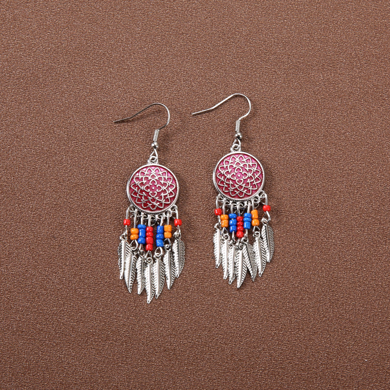 Bohemian Ethnic Style Retro Tassel Earrings