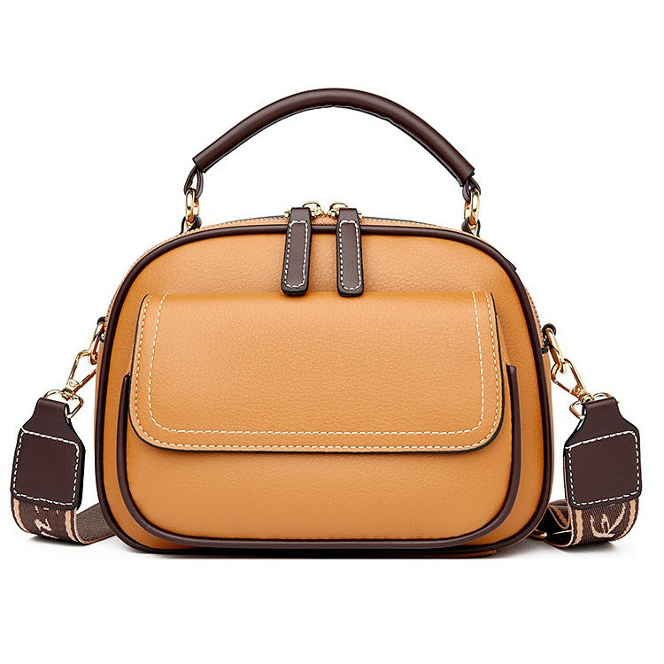 Women Casual Round Crossbody Bag in PU Urban Style