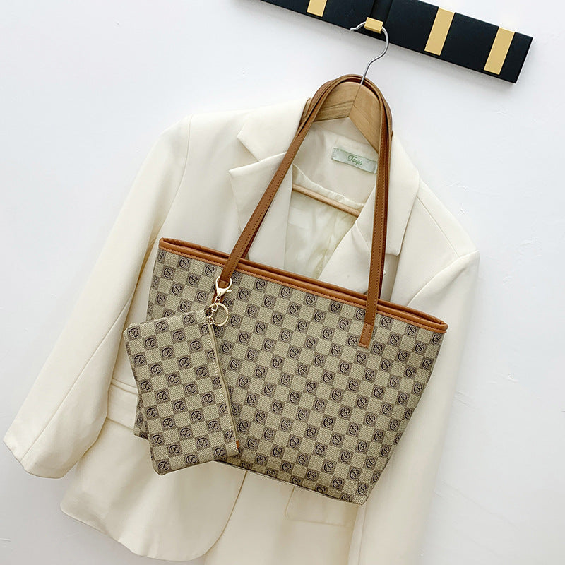 Women Fashion Simple Printed Tote Bag