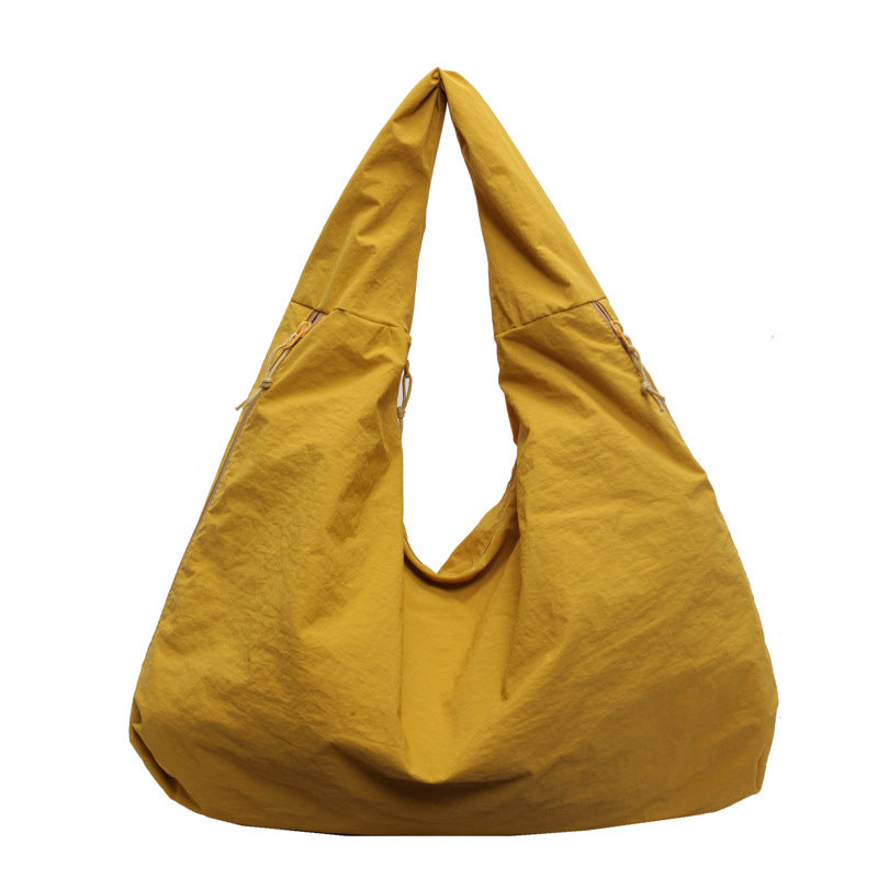 Fashion Casual Solid Color Canvas Shoulder Bag