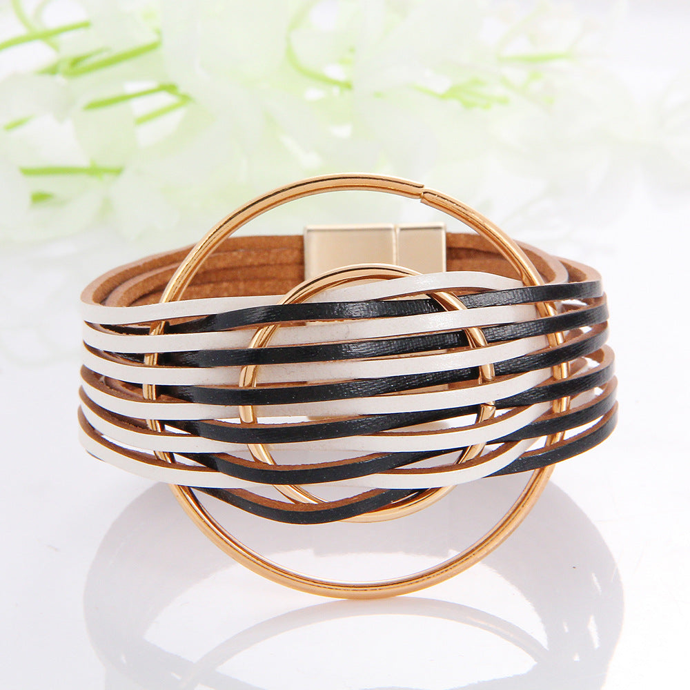Bohemian Double Color Multi-Layer Bracelet