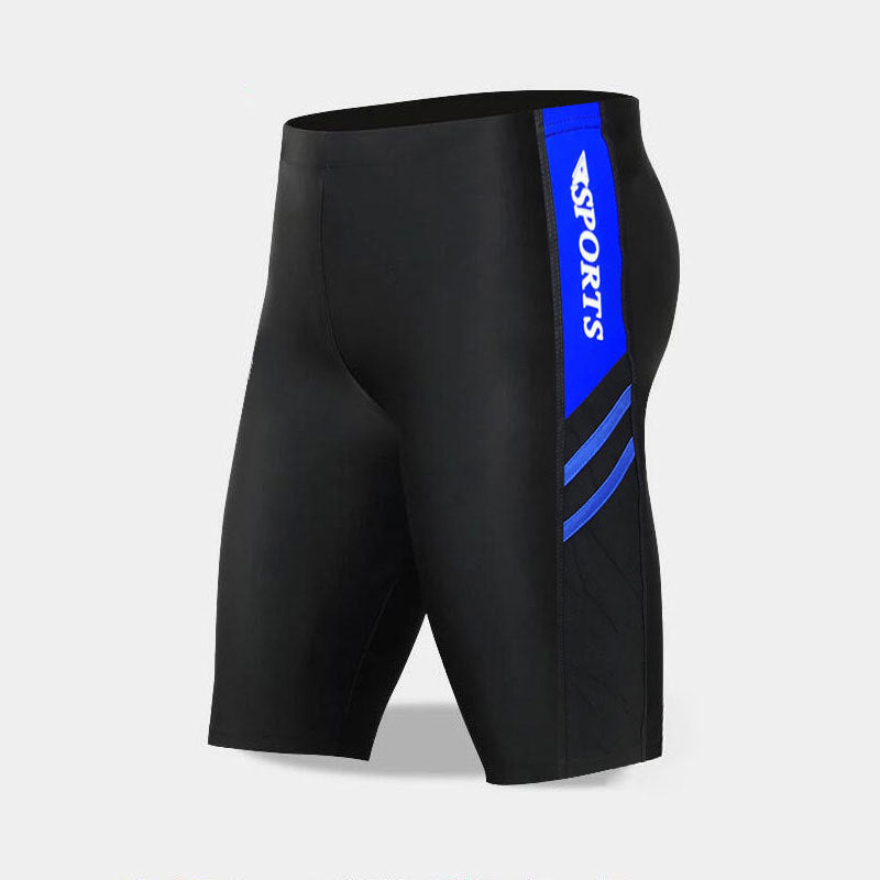 Traje de baño profesional con estampado de letras y colores a juego para hombre