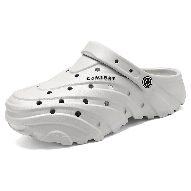 Zapatos casuales de color sólido con suela gruesa y antideslizantes para hombre