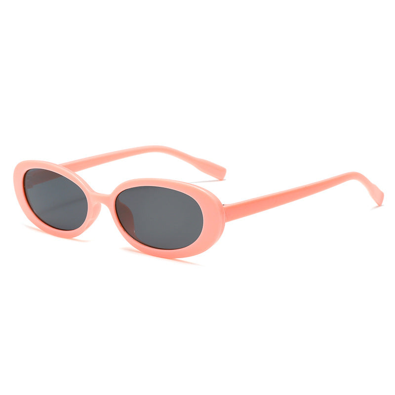 Gafas de sol retro ovaladas con montura pequeña