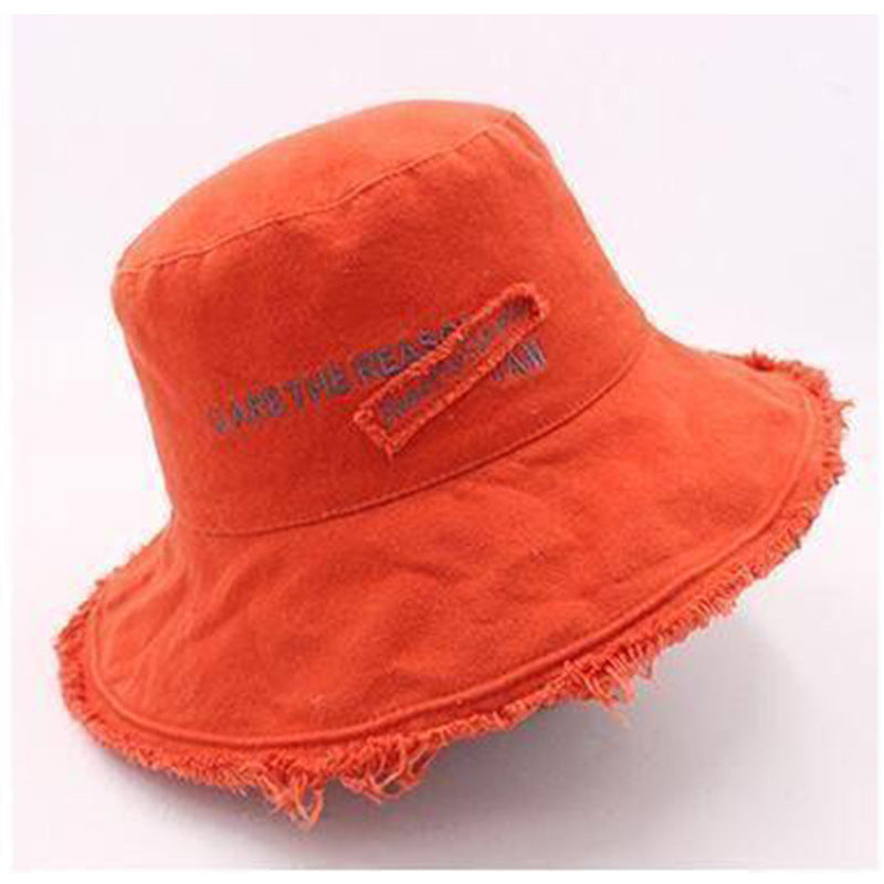 Women Fashion Casual Letter Embroidered Sun Hat - Retro Style