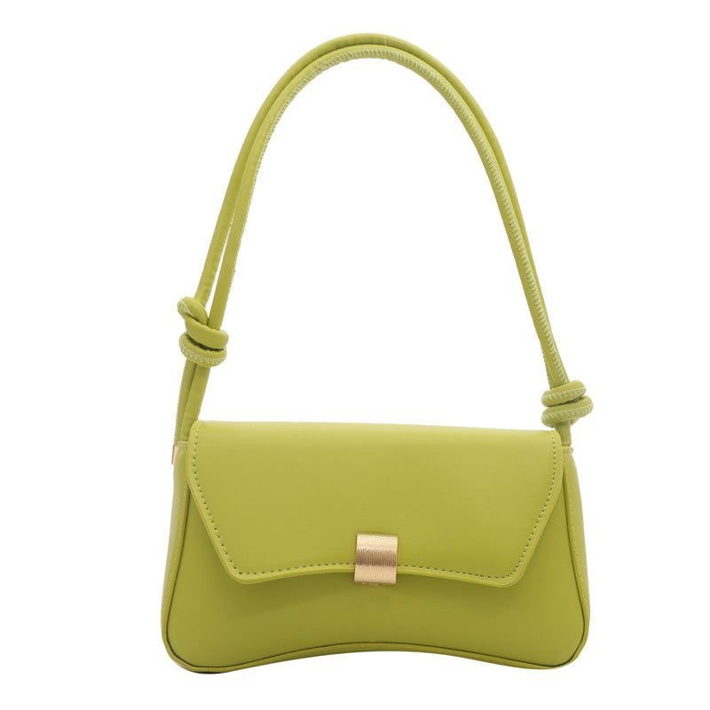 Petit sac à bandoulière carré décontracté de couleur unie pour femme