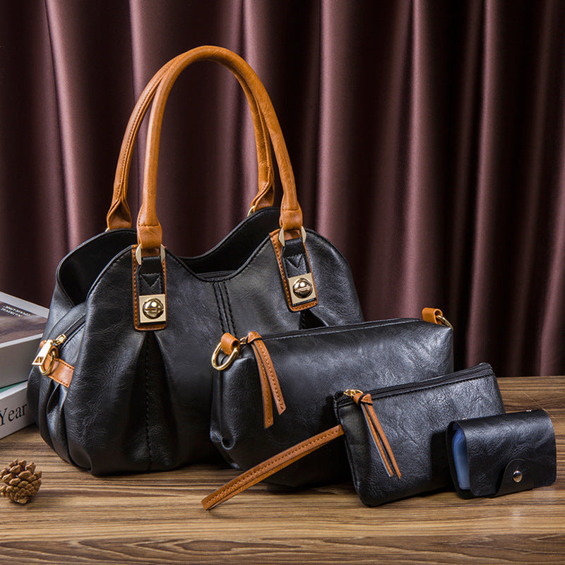 Ensemble de quatre sacs à main vintage de grande capacité