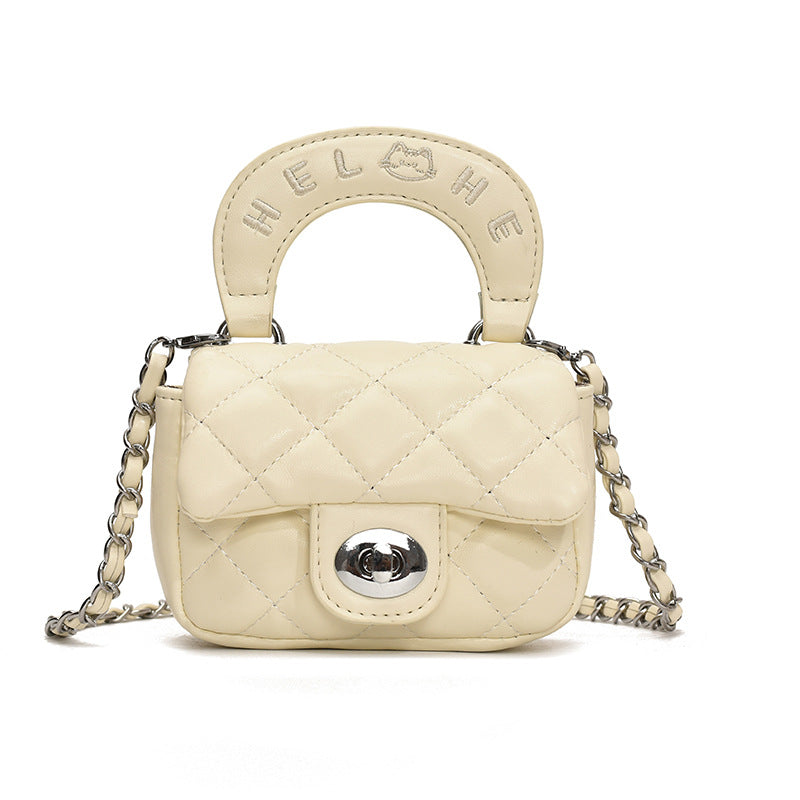 Mini bolso bandolera de moda de color liso