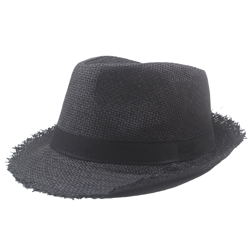 Men Fashion Casual Breathable Sunscreen Straw Hat