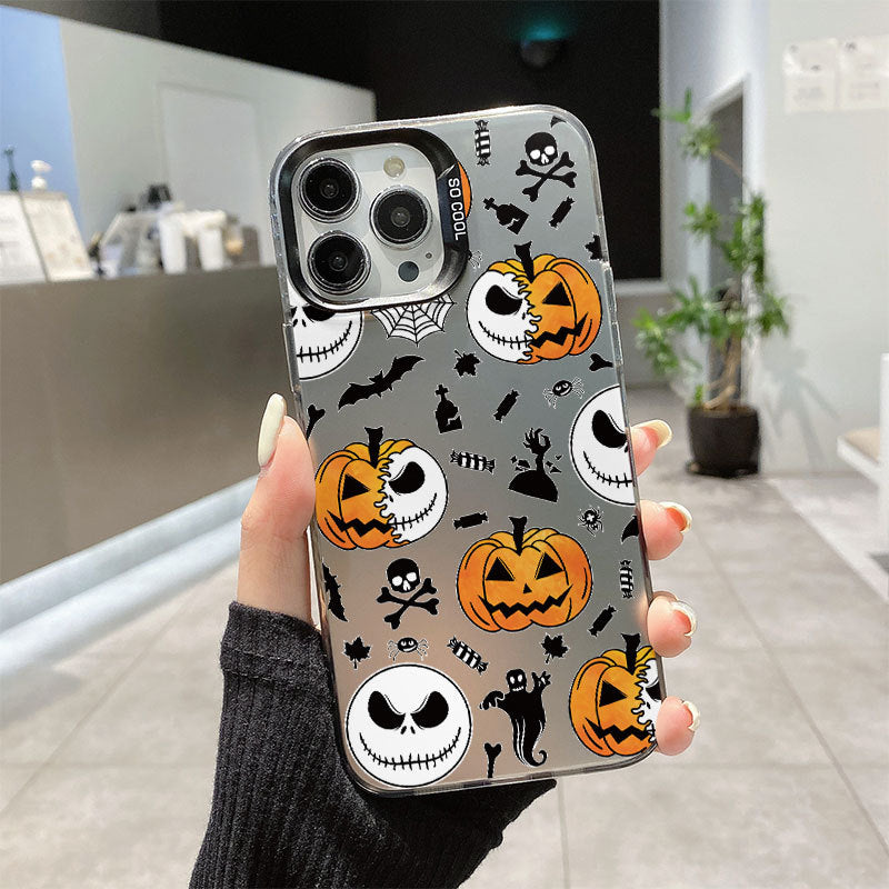 Women Cartoon Halloween Pumpkin Ghost Skull Apple Phone Case