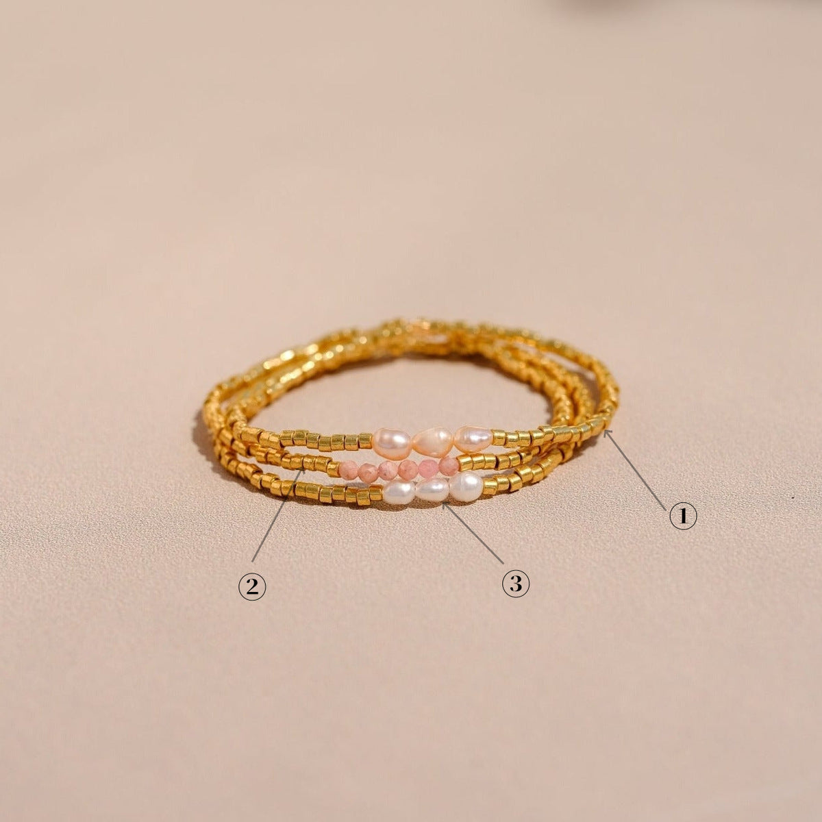 Women Fashion Hand Woven Freshwater Pearl Bracelet
