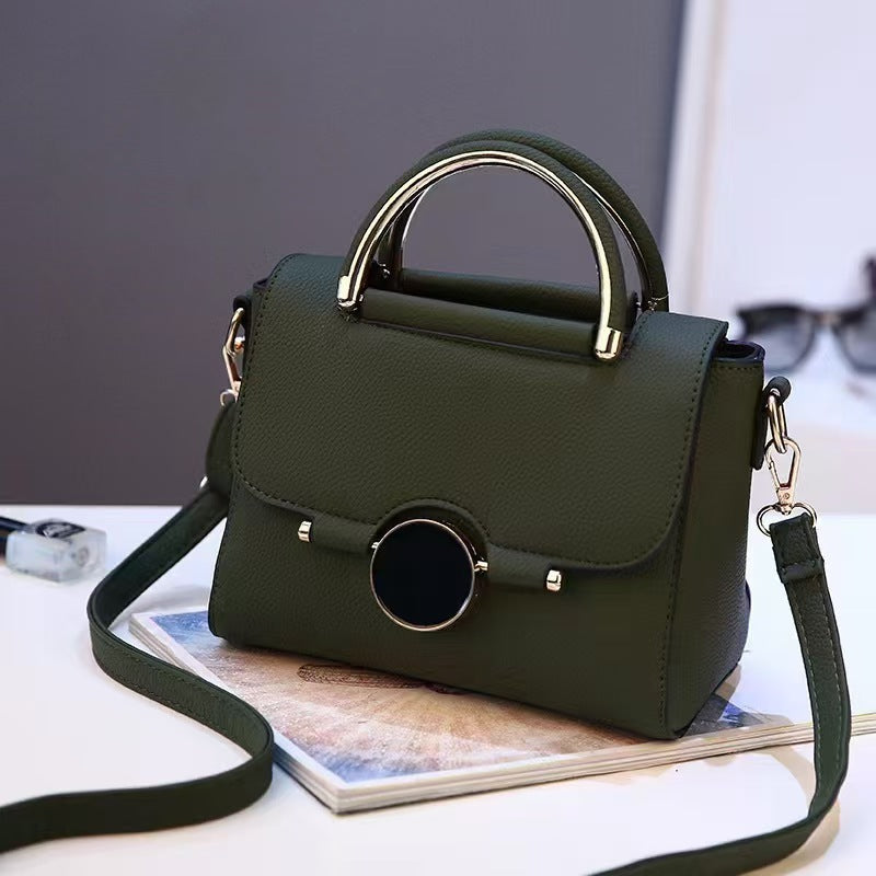 Bolso bandolera de verano para mujer, de color liso