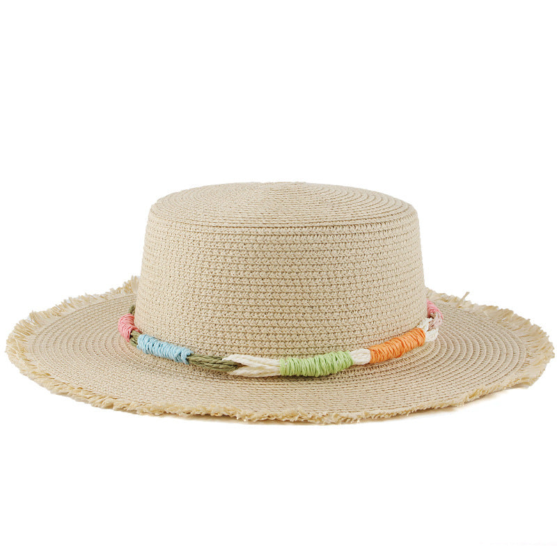 Women Fashion Vacation Beach Tassel Edge Sun Hat