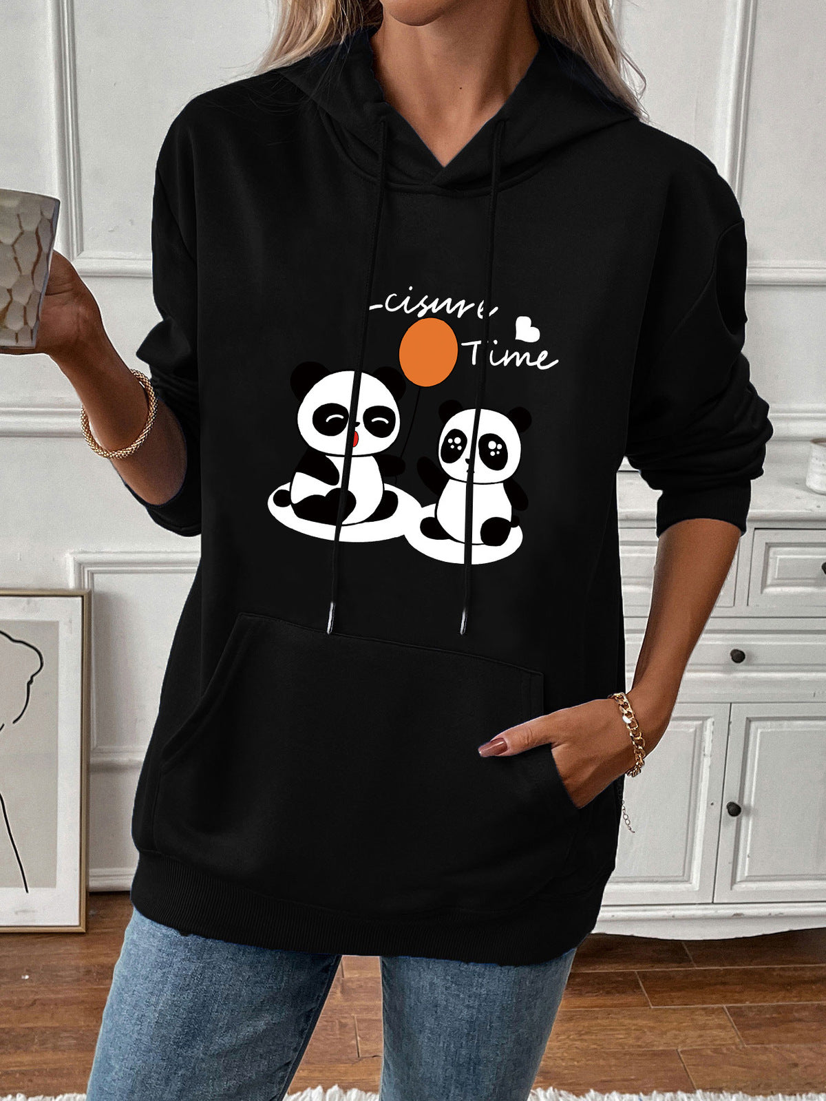 Women's Casual Print Hoodie - Scenery Pullover