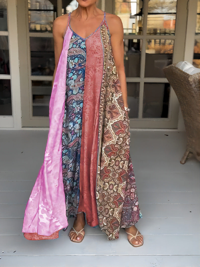 Summer Women Casual Vacation Beach Maxi Dress