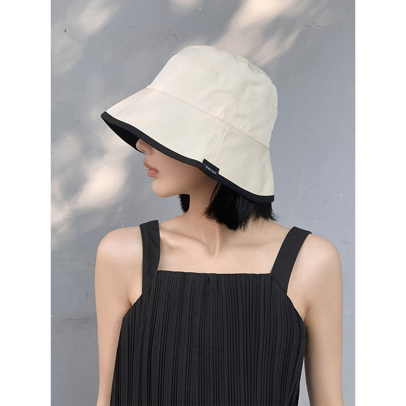 Sombreros tipo cubo con protección solar de moda de verano para mujer