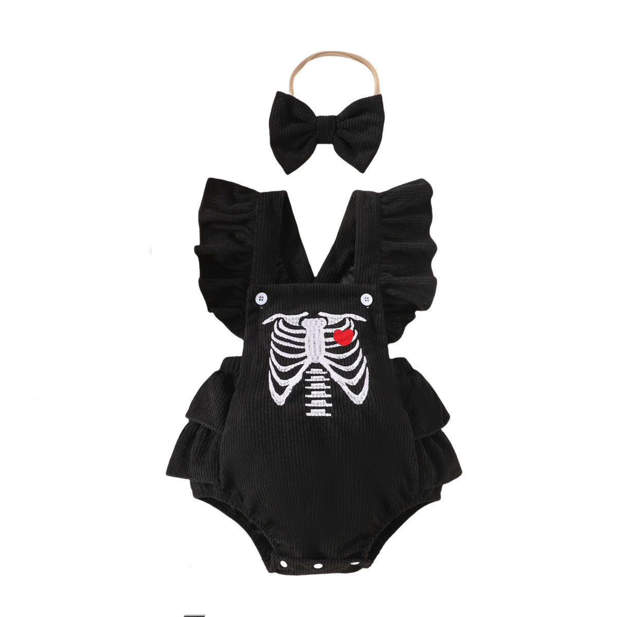Kids Baby Girls Casual Cotton Embroidery Romper