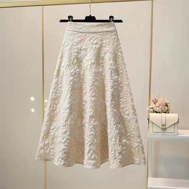 Falda Jacquard Retro Casual de Moda para Mujer