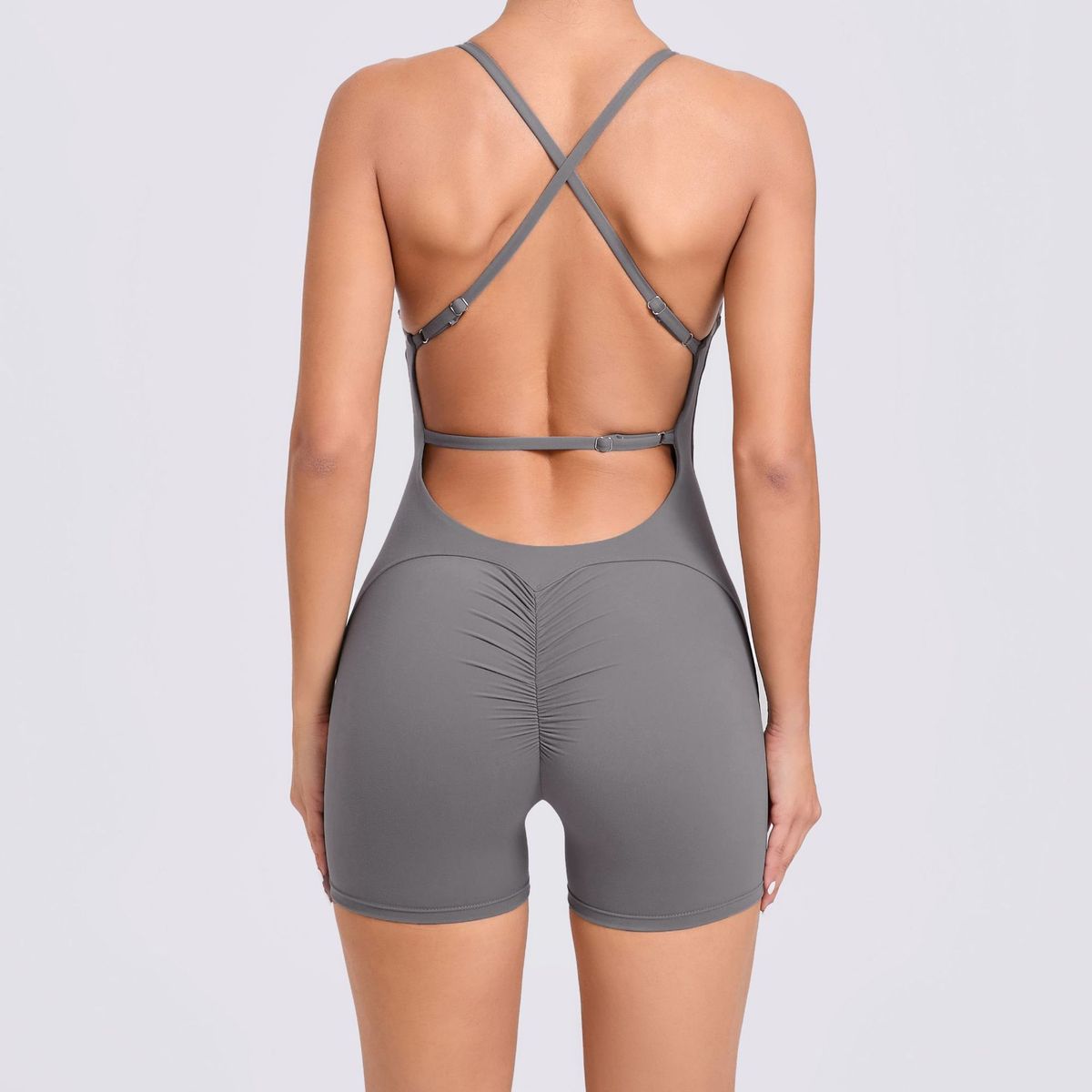 Women’s Hip-Lifting Fitness Backless Running Tights