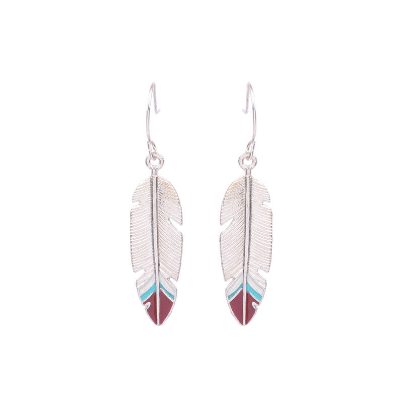 Boucles d'oreilles à pompons créatives de style ethnique bohème rétro