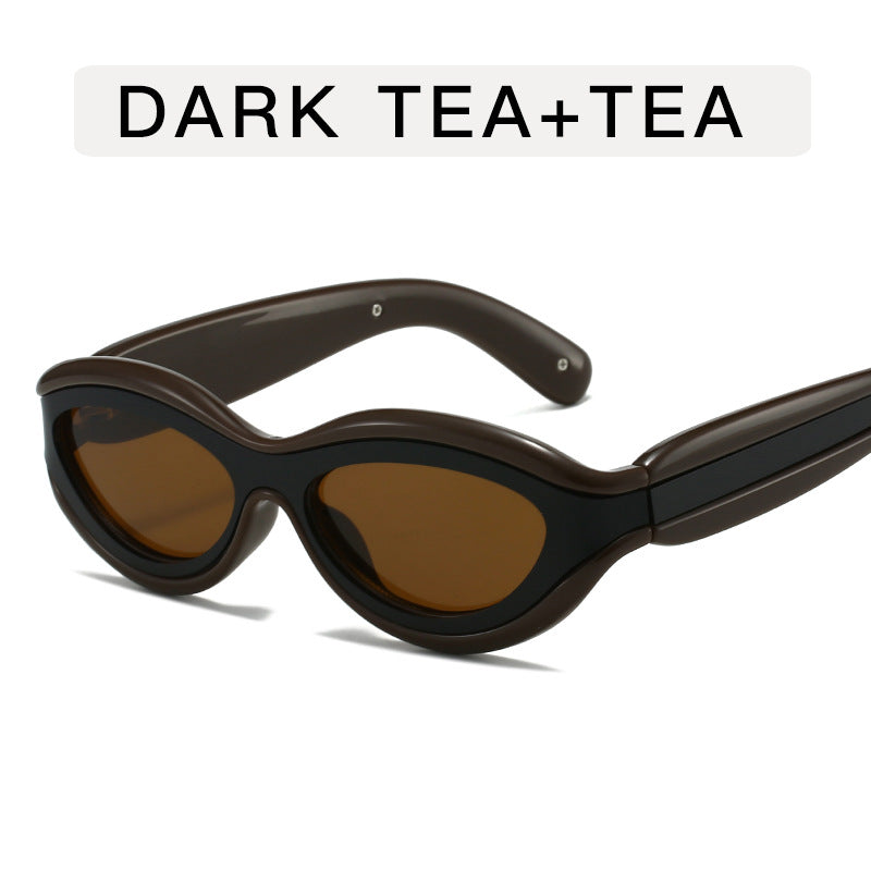 Fashion Personalized Anti-UV Large Frame Sunglasses