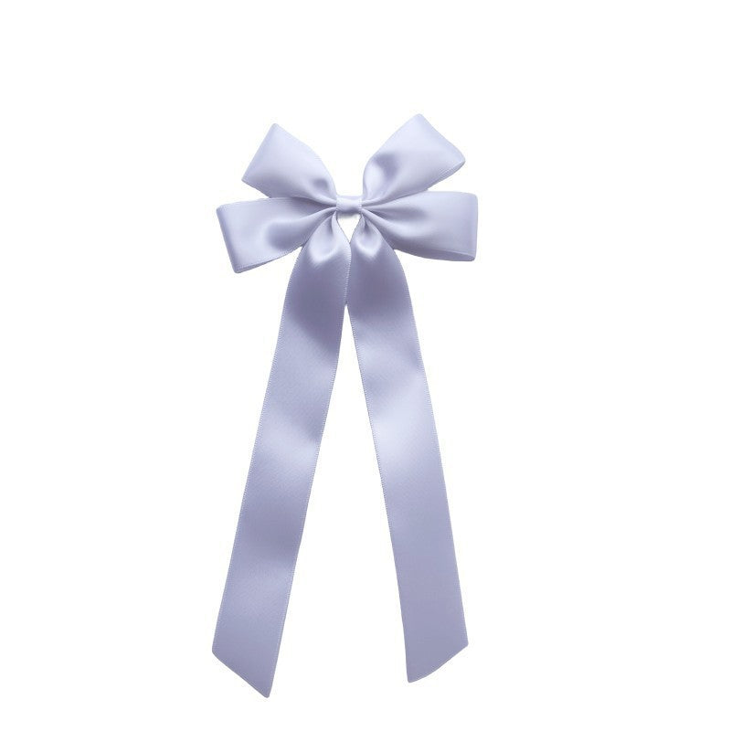 Couvre-chef élégant à nœud papillon de couleur unie pour femme - Polyester et coton