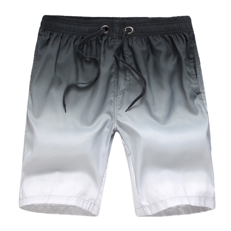 Bañador informal con cordón ajustable y degradado para hombre