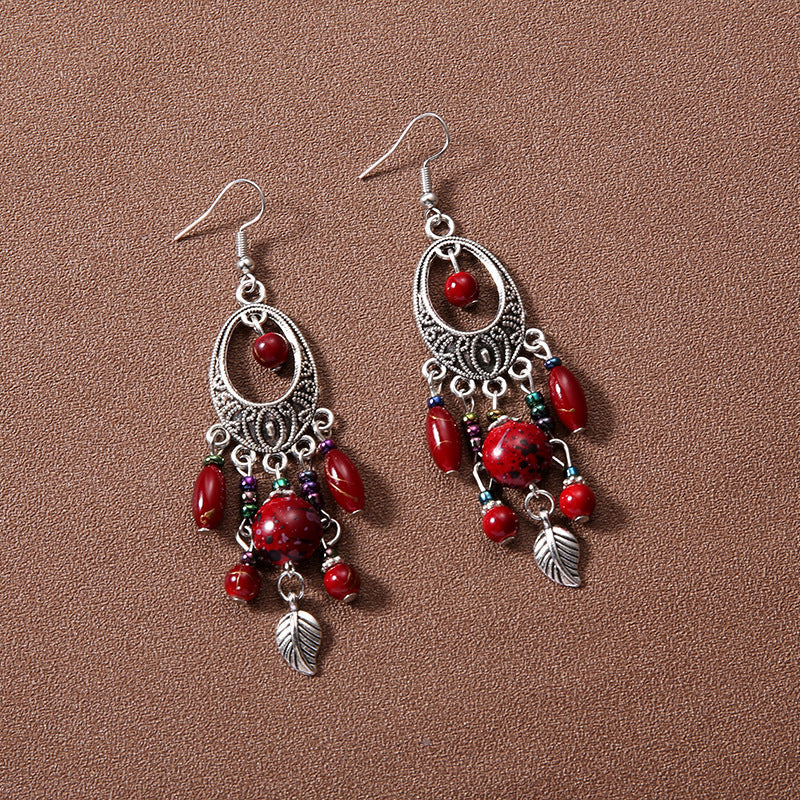 Bohemian Ethnic Style Retro Tassel Earrings