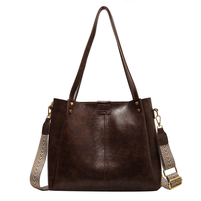 Women Fashion Retro Large Capacity Tote Bag
