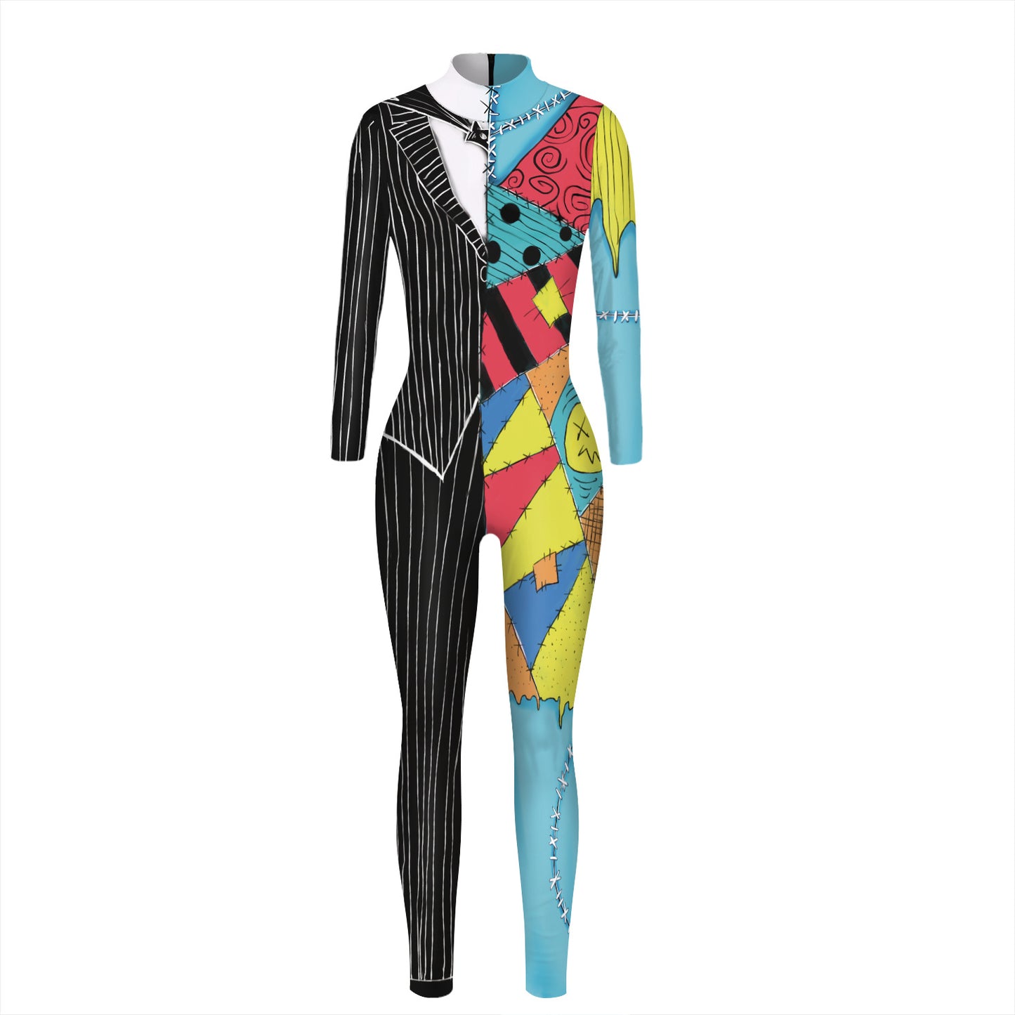 Halloween Women'S Fashion Armor Digital Printing Jumpsuit