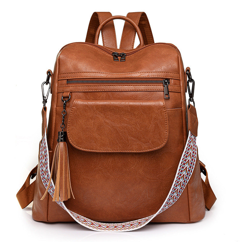 Women Large Capacity Retro Dual-Use Backpack
