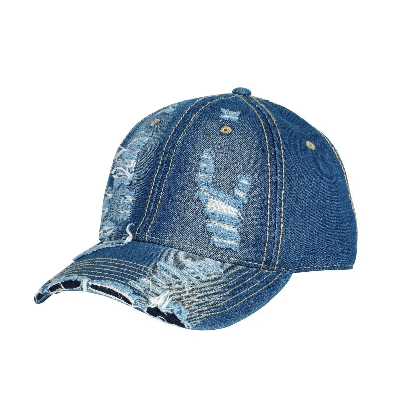 Fashion Vintage Washed Cut Edge Design Cap