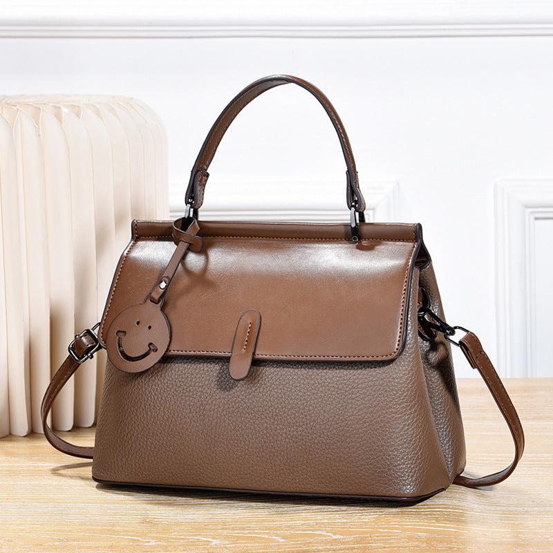 Sac à main décontracté grande capacité pour femme, en PU