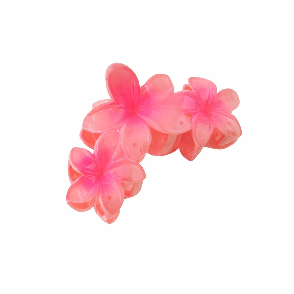 Pinza de agarre floral con degradado de playa para vacaciones