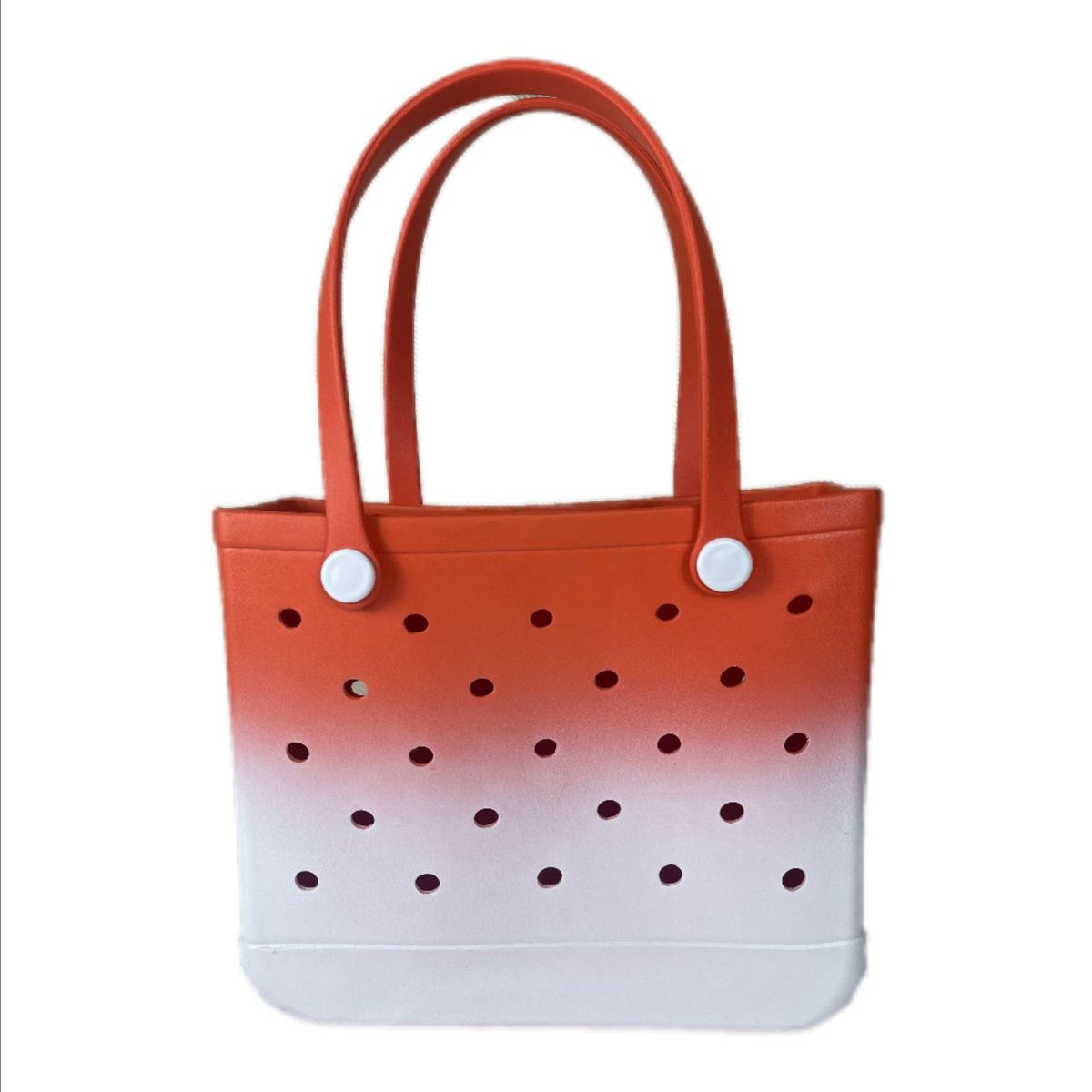 Bolsa de playa de EVA degradada con diseño de agujeros: elegante y espaciosa