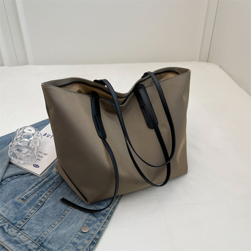 Bolso de mano informal de gran capacidad a la moda para mujer