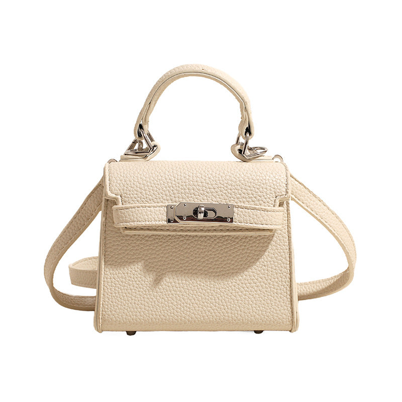 Mini bolso bandolera de moda de color liso