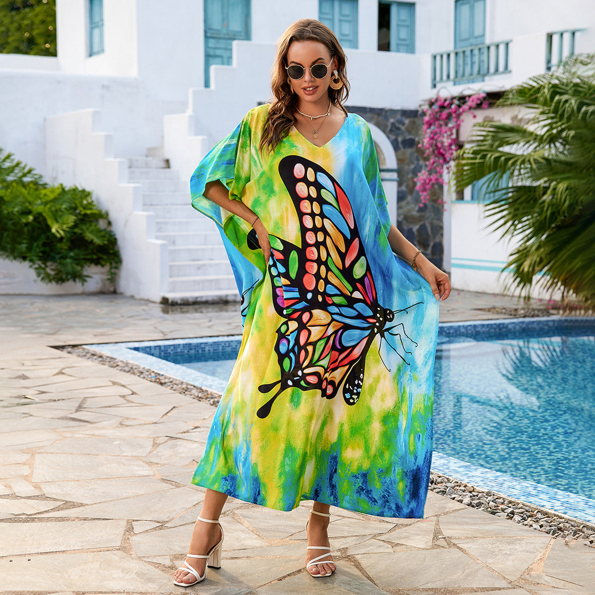 Vestido playero informal de moda para mujer para vacaciones
