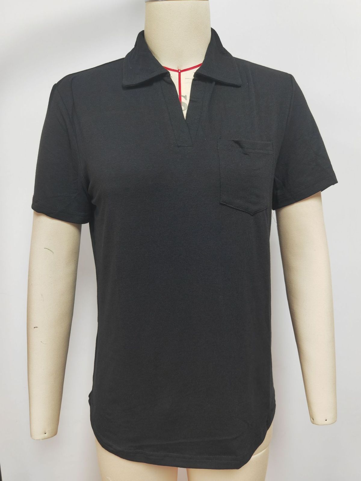 T-shirt basique à manches courtes pour femme, couleur unie, printemps et été