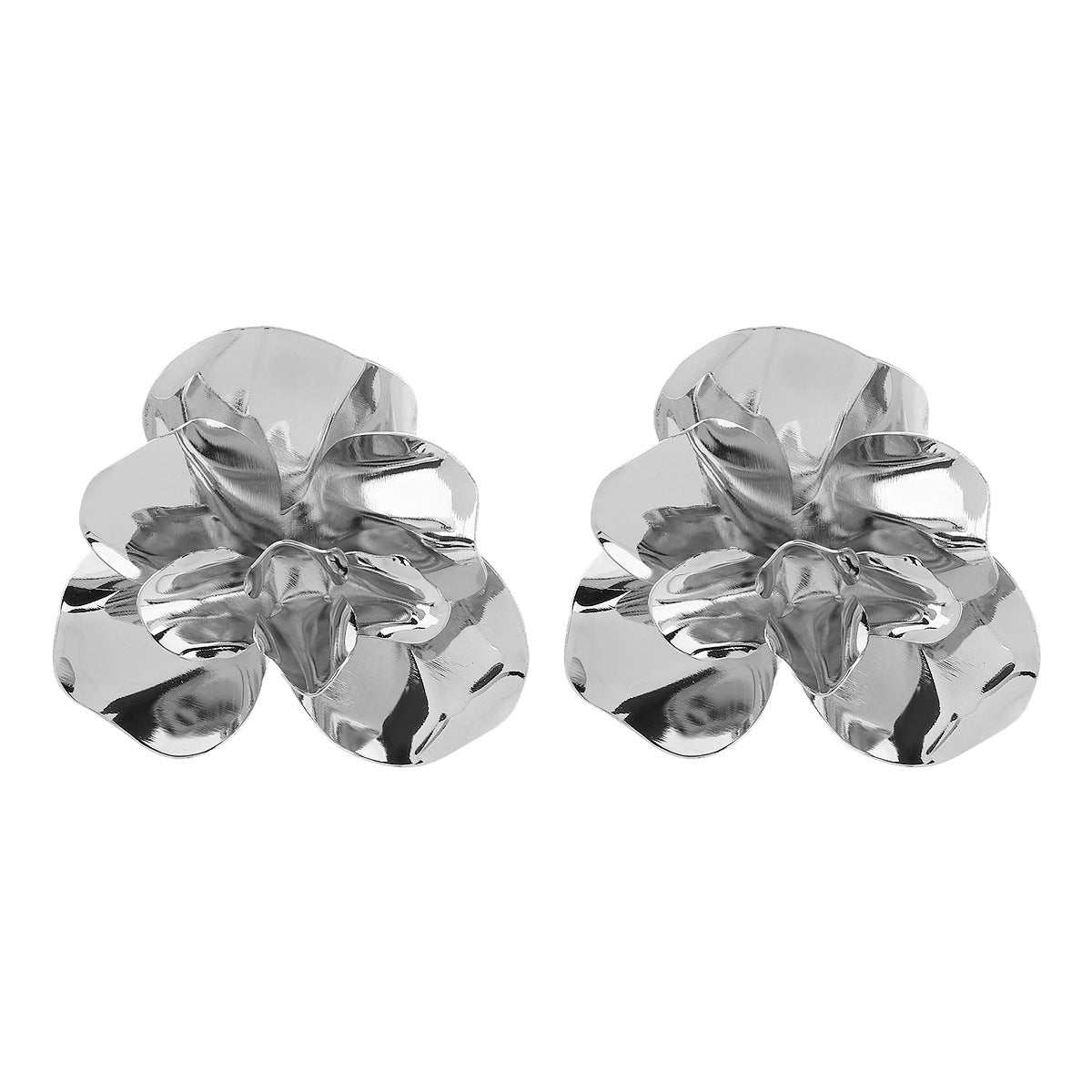 Retro Floral Earrings Alloy Fashion Flowers Style