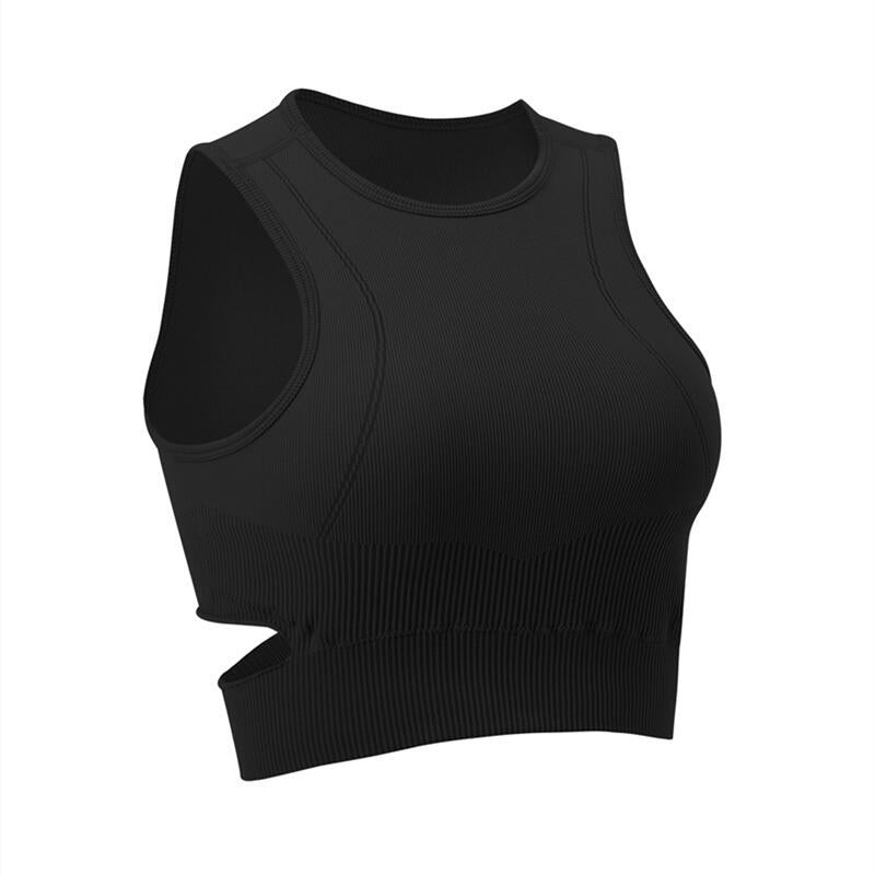 Women Yoga Solid Color Sleeveless Blazer
