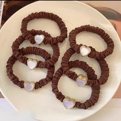 Women Fashion Solid Color Cat Eye Hair Ring