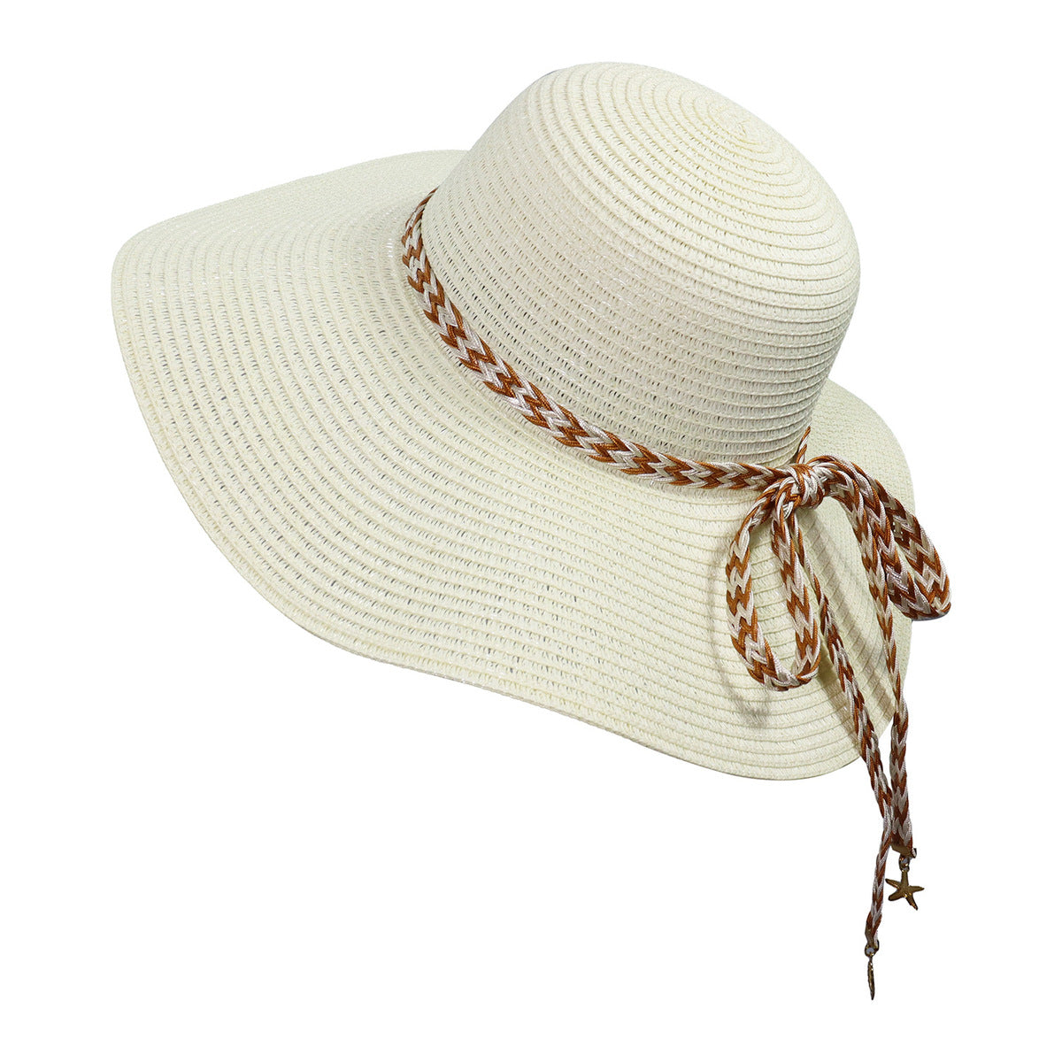 Sombrero de paja para playa, vacaciones, informal, de moda para mujer
