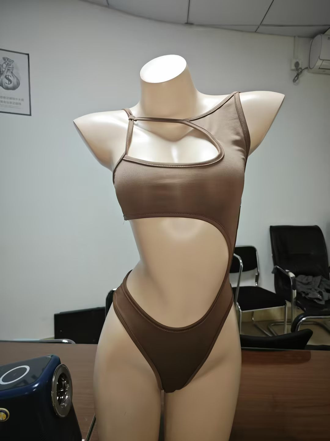 Women Fashion Sexy Solid Color Sleeveless Bodysuit